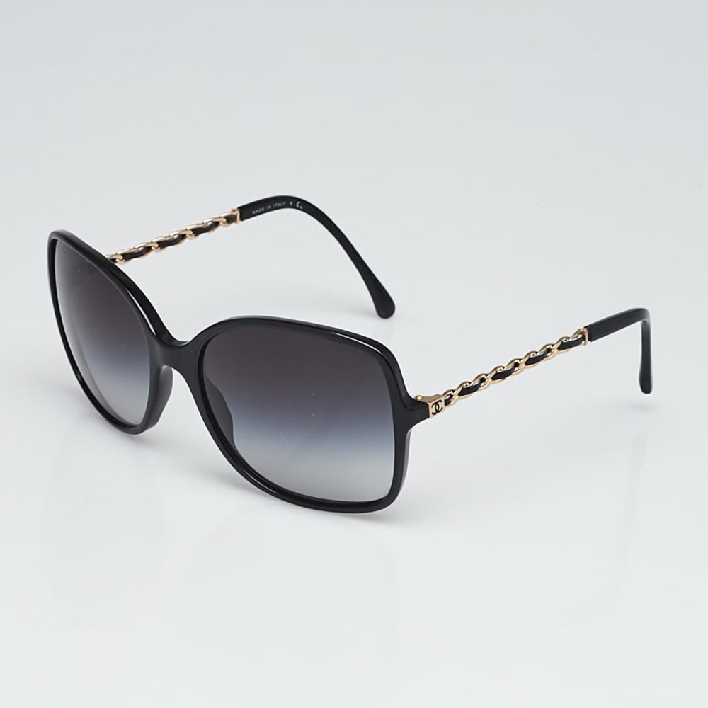 Authentic Chanel 5012 Black gold Chain sunglasses - Picture 9 of 9